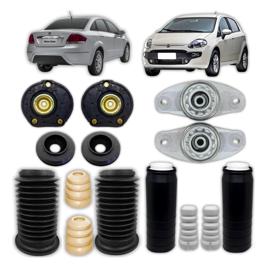 Kit Batente Coifa e Coxim Amortecedor Fiat Punto/Linea | Multi Peças do Brasil. - Multi Peças do Brasil